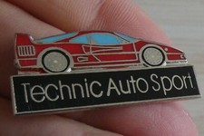 PIN'S FERRARI F 40 F40 ROUGE TECHNIC AUTO SPORT EGF 3.50 CM DE LONG