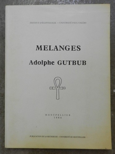 Melanges adolphe gutbub - adolphe, gutbub.