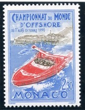 STAMP / TIMBRE DE MONACO N° 1741 ** CHAMPIONATS DU MONDE D'OFFSHORE