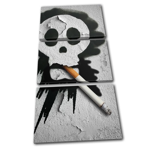 Smoking skull urban - urban, street