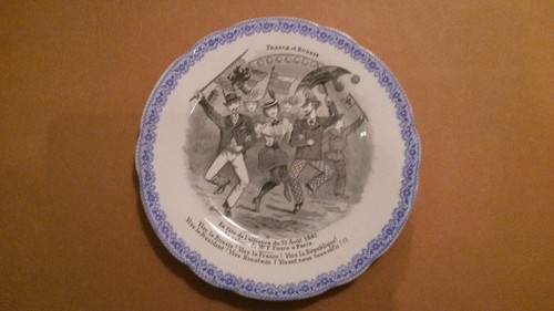 Assiette ancienne 11 - assiette,