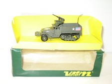 SOLIDO, half track tourelle mitrailleuse USA drapeaux, militaire verem
