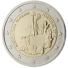 2 euro commémorative Portugal 2014 année de l'agriculture familiale