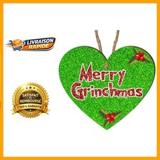 Plaque en Bois 'Le Grinch