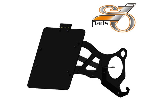 Support plaque latéral noir - support,