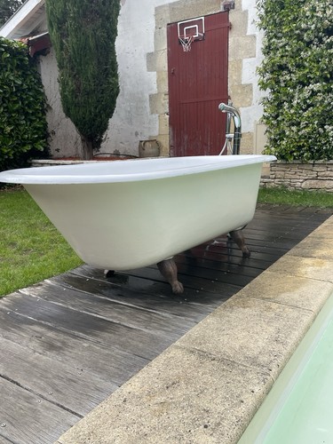 Baignoire fonte avec pied - baignoire,