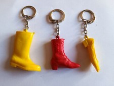 3 Porte-clés BOTTES ET CHAUSSURES UMO et Autre keychain vintage 60'
