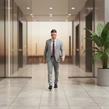Figurine Homme En Costume
