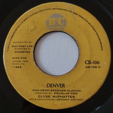 Clyde McPhatter "Denver"/ "Try Me" B & C Records 45 Soul Jamaican Press mp3