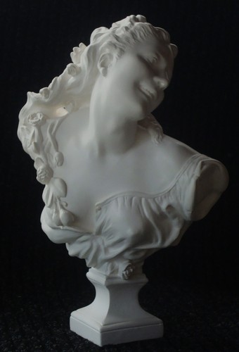 Sculpture buste plâtre