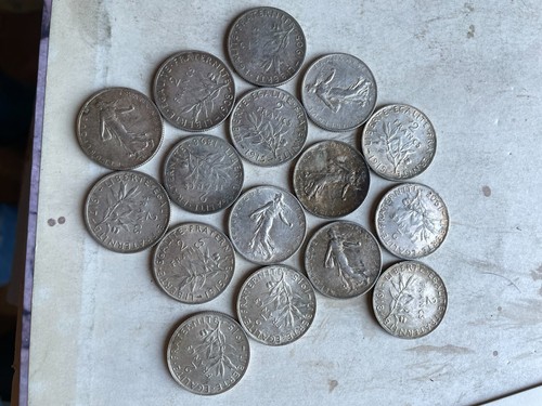 Lots pièces francs - lots, 16