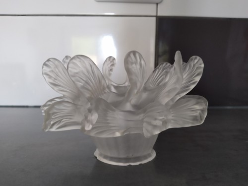 Ancienne tulipe pâte verre - tulipe,
