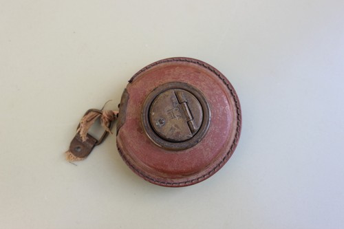 Ancien decametre cuir et - 🌟,