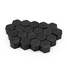 20pcs silicone noir 19mm
