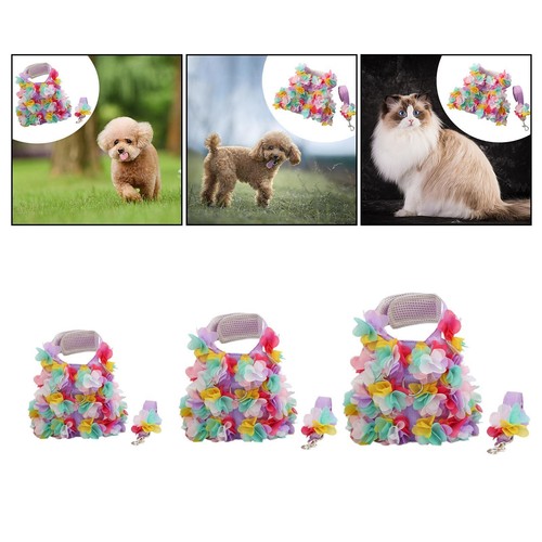 Harnais pour chien fleurs - harnais,