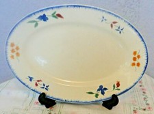 Grand Plat  ovale en faïence