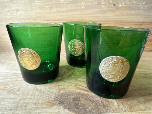 Verres dubonnet pièce louis - pièce,