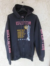Veste à capuche LED ZEPPELIN noir vintage Starway To Heaven XL