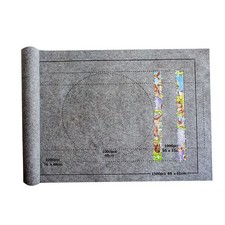 Tapis de rangement enroulable pour puzzle, jeu amusant, plateau de rangement