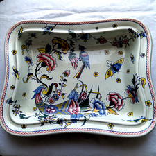 BEAU PLAT FAÏENCE DE GIEN