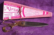 Ciseaux Tailleur Couturiere Metal Laiton Lame Acier Couture Scrapbooking Inde