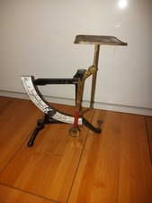 ANCIEN PESE LETTRES EMAILLE