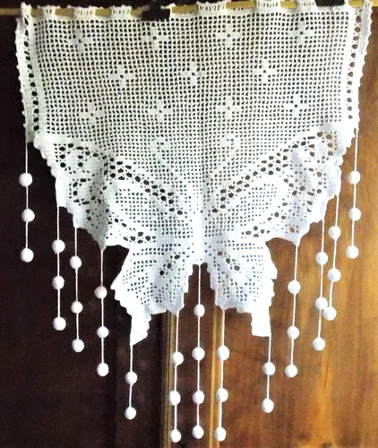 Rideau crochet main artisanat - ,