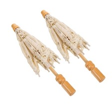  2 Pcs Ombrelle Mariage Parapluie Décorations De Fête Accessoire La Mariée