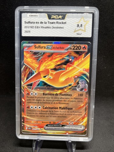 Carte pokemon sulfura 031 182 - carte,
