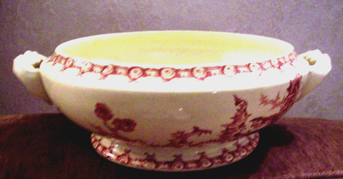 Ancienne soupiere porcelaine - soupiere,