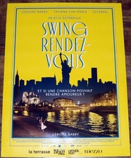 SWiNG RENDEZ VOUS old jazz Paris New york Statue of liberty SMALL french POSTER
