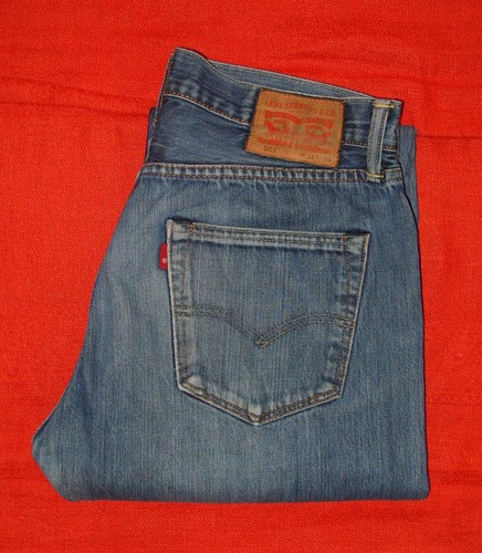 Jean levi 501 droit bleu - droit,