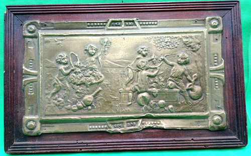 Tableau sur feuille cuivre - sur,