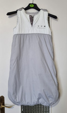 Gigoteuse turbulette chaude okaidi grise er blanche taille 1