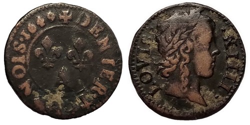 Denier tournois 1649 - denier, /