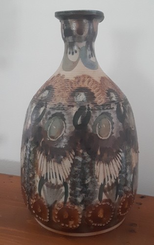 Superbe vase signé courjault - vase,