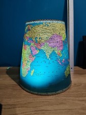 Rare Abat Jour Planisphère