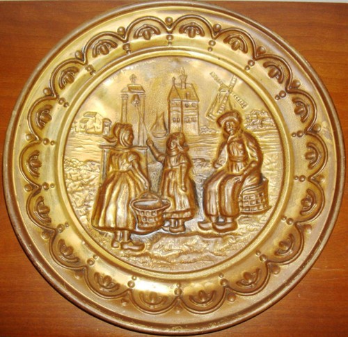 Antique embossed metal bronze - embossed,