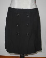 Jupe CAROLL 42 portefeuille noire boutons , poches