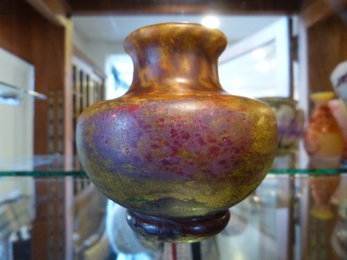 Beau vase pate verre - vase, de