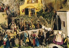 Carte postale 10x15cm MONACO musée national poupées automates crèche napolitaine