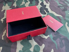 CARTIER Boîte Écrin Tiroir Rouge pour Bijoux 12,50 x 7 x h 4,50 cm & son Livret 
