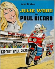 EO BD PUBLICITAIRE HC JEAN GRATON + MICHEL VAILLANT : JULIE WOOD AU PAUL RICARD