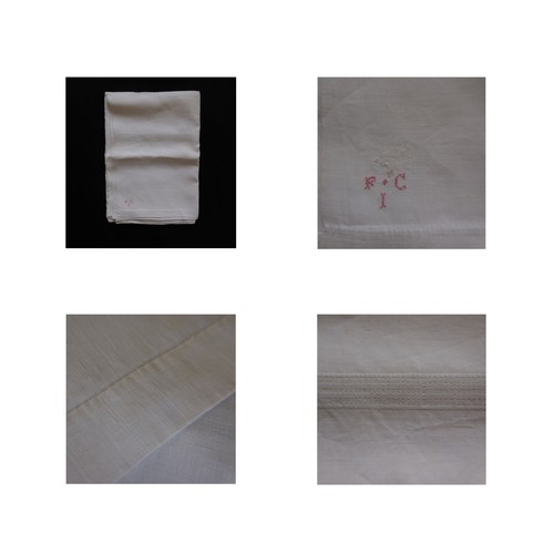 Drap nappe étoffe - , lin