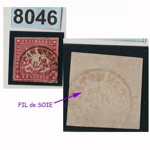 8046 allemagne wurtemberg 1857 - allemagne,