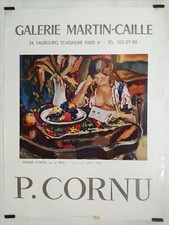 Cornu Pierre Catherine Circa 1960 Posters Affiche Originale Exposition