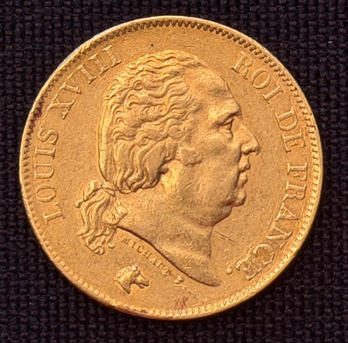 Francs louis xviii 1816 - francs, or