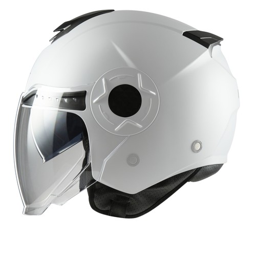 Casque jet mph solide blanc - jet,