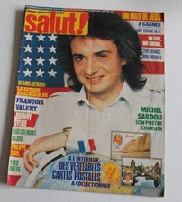 Magazine Salut 50 , Johnny Hallyday  Vartan Sardou Rod Stewart Bijou Duteil .