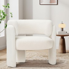 Bois Solide Fauteuil Baril